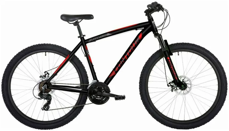 Freespirit Contour 27.5 Wheel MTB Style Bike Black/ Red Black/Red 1